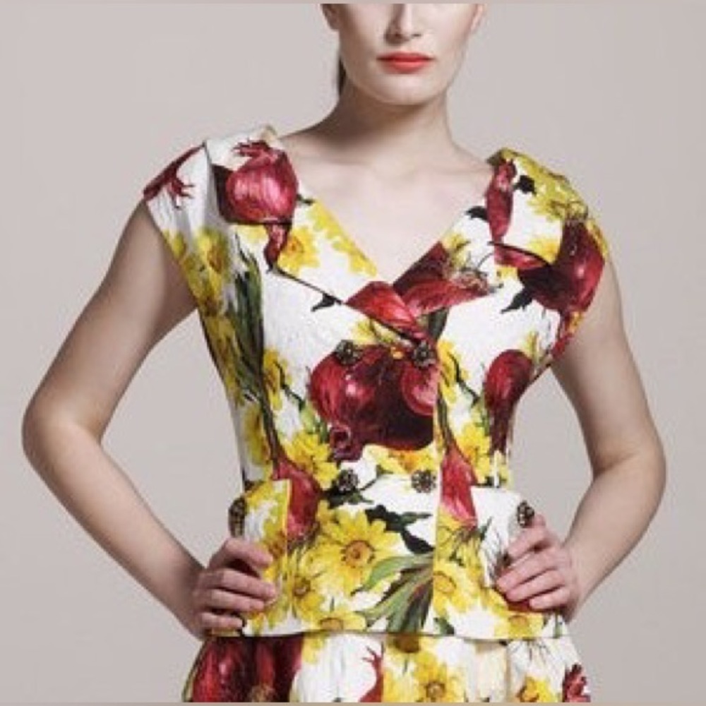 Blair Waldorf Dolce Gabbana Onion Top IT40 US4 Gossip Girl - Picture 9 of 9